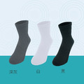 ZILA 抗菌除臭‧毛巾氣墊中統襪(共3色)_8