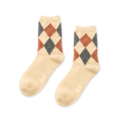 ZILA 經典菱格穿搭棉襪_8