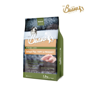 【自然禮讚】Bravo 膠原蛋白犬食 幼/母犬 1.5kg | 15kg