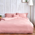 【莫蘭迪-粉】【床包】埃及天絲棉_單人/雙人/加大/特大_IDEE LIVING伊德生活
