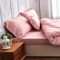 【莫蘭迪-粉】【床包】埃及天絲棉_單人/雙人/加大/特大_IDEE LIVING伊德生活_3