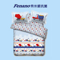 【雙人兩用被套組】Fenano芬納諾 奈米銀防蹣抗菌 精梳棉 QQ龍_太空船_機器人_工程車_伊德生活_6