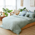 【莫蘭迪-綠】【床包】埃及天絲棉_單人/雙人/加大/特大_IDEE LIVING伊德生活_1
