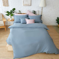 【莫蘭迪-藍】【床包】埃及天絲棉_單人/雙人/加大/特大_IDEE LIVING伊德生活_1