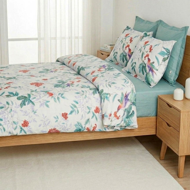 【床包被套組】Fenano芬納諾 奈米銀防蹣抗菌 雙人 加大_蜜果_伊德生活