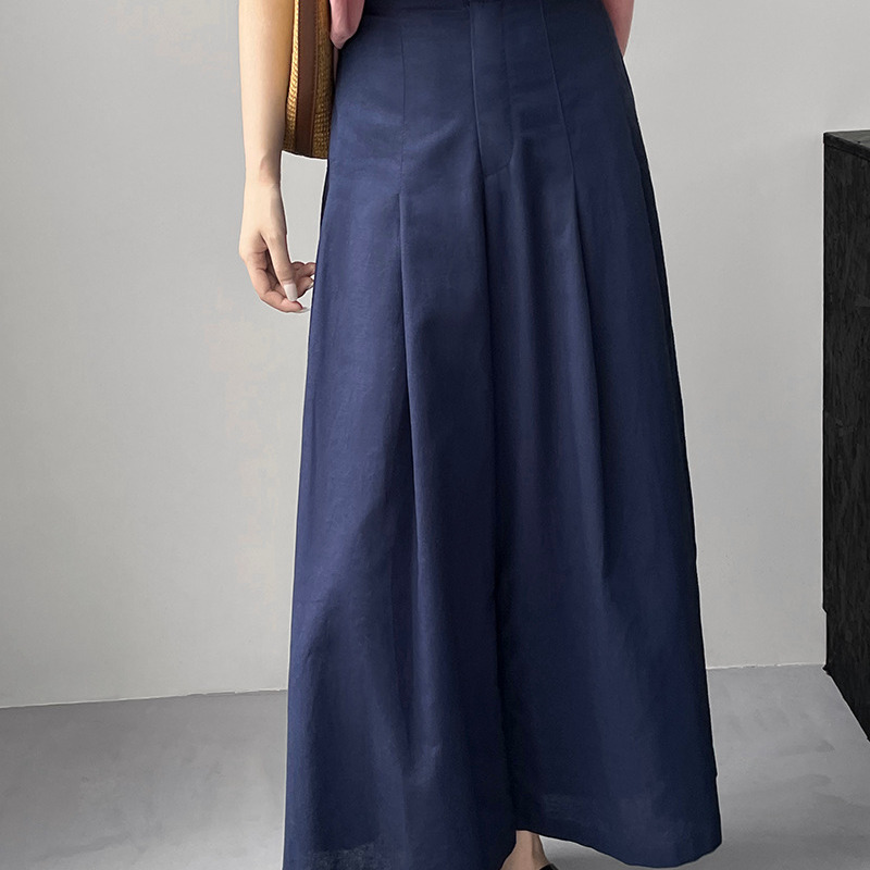 萊茵河畔棉麻闊腿褲