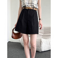 棉質休閒高腰短褲(現貨)_10