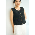 小香風金釦馬甲背心 4色 (現貨)_9