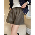 帥氣A字短皮褲(現貨)_18