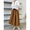 舒適高支棉澎澎裙3色 (米、焦糖現貨)_5
