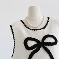 圓領針織蝴蝶結背心 (現貨)_11