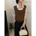 韓系麻花羊毛針織背心 (現貨)_24