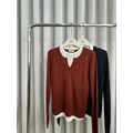 假兩件針織上衣 2色 (現貨)_11