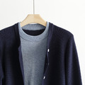 撞色假兩件百搭針織衫 (大象灰現貨)_24