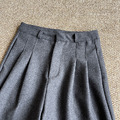 韓版毛呢寬鬆七分褲 (剩灰現貨)_27