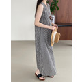 日系棉麻背心連身裙_5