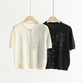 維洛那刺袖圓領開衫 2色(現貨)_4