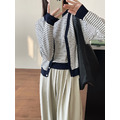 溫柔條紋背心外套兩件組_5