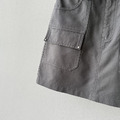個性雙口袋工裝裙 2色_12