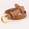 金色圓釦韓系皮帶 3色_2