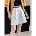 棉質休閒高腰短褲(現貨)_12