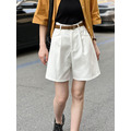 棉質休閒高腰短褲(現貨)_13