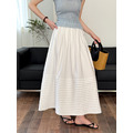 法式里爾線條裙 2色 (白L現貨)_4