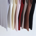 天蠶絲U領包肩上衣 8色_9