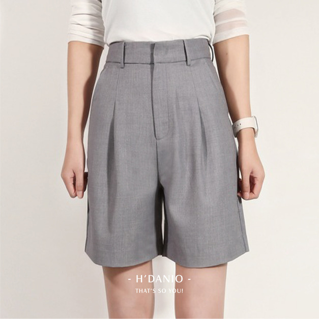 直筒挺版西裝五分褲 3色