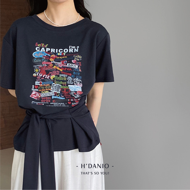 美式風格綁帶上衣(現貨)