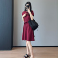 約克POLO領綁帶連身裙 2色（剩紅M）_4