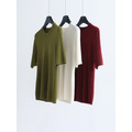 羊毛混紡極簡純色上衣 5色_2