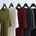 羊毛混紡極簡純色上衣 5色_1