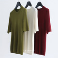 羊毛混紡極簡純色上衣 5色