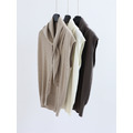 艾蒂安法式羊毛質感背心 7色 (附同色系三角巾)_10