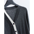 雙色領羊毛混紡針織衫 4色_18