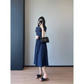 極簡風格素面洋裝 2色_7