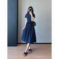 極簡風格素面洋裝 2色_8