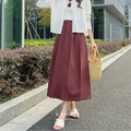 多片式立體剪裁半身裙 3色