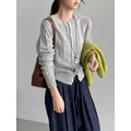 韓系簡約溫柔羊毛針織上衣 6色_10