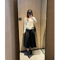 進口真絲羊絨立體空間半身裙 4色_2