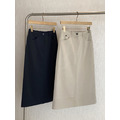 天絲棉工裝半身裙 2色_2