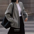 紐約落肩棉質開衫外套 3色
