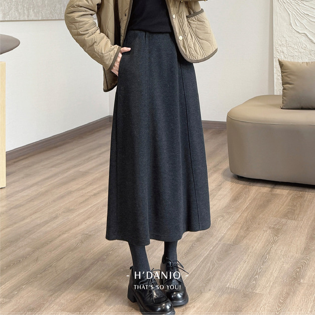 雪菲爾醋酸羊毛裙 3色