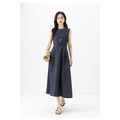 薄丹寧藍背心連衣裙_8