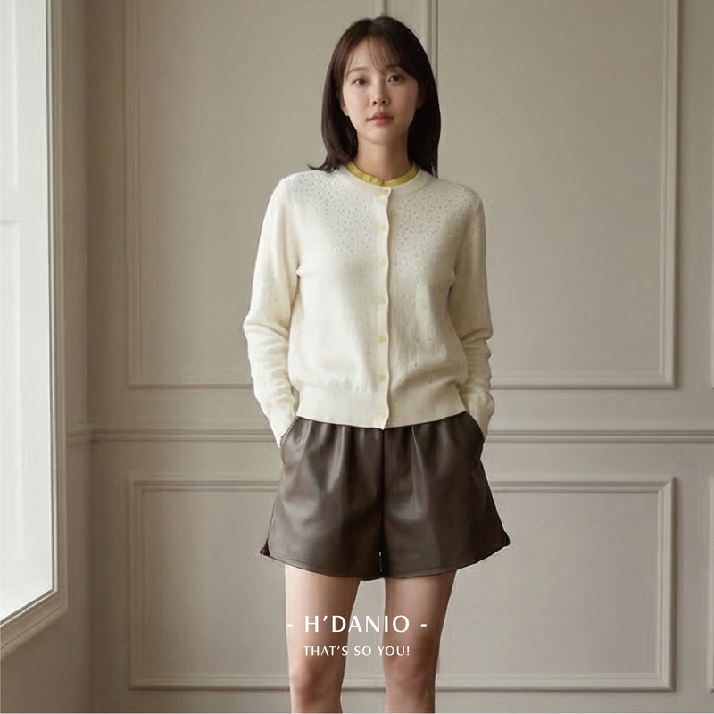 微光巴黎燙鑽針織開衫 3色