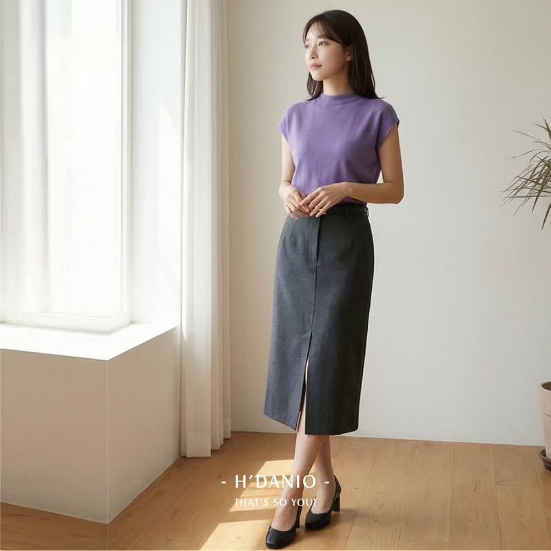 通勤質感西裝半身裙  3色