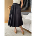 花苞立體剪裁肌理感A字裙 3色_4