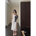 星野優雅細肩帶背心裙 2色_9
