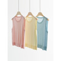 16針精紡超細羊毛混紡背心 7色_1